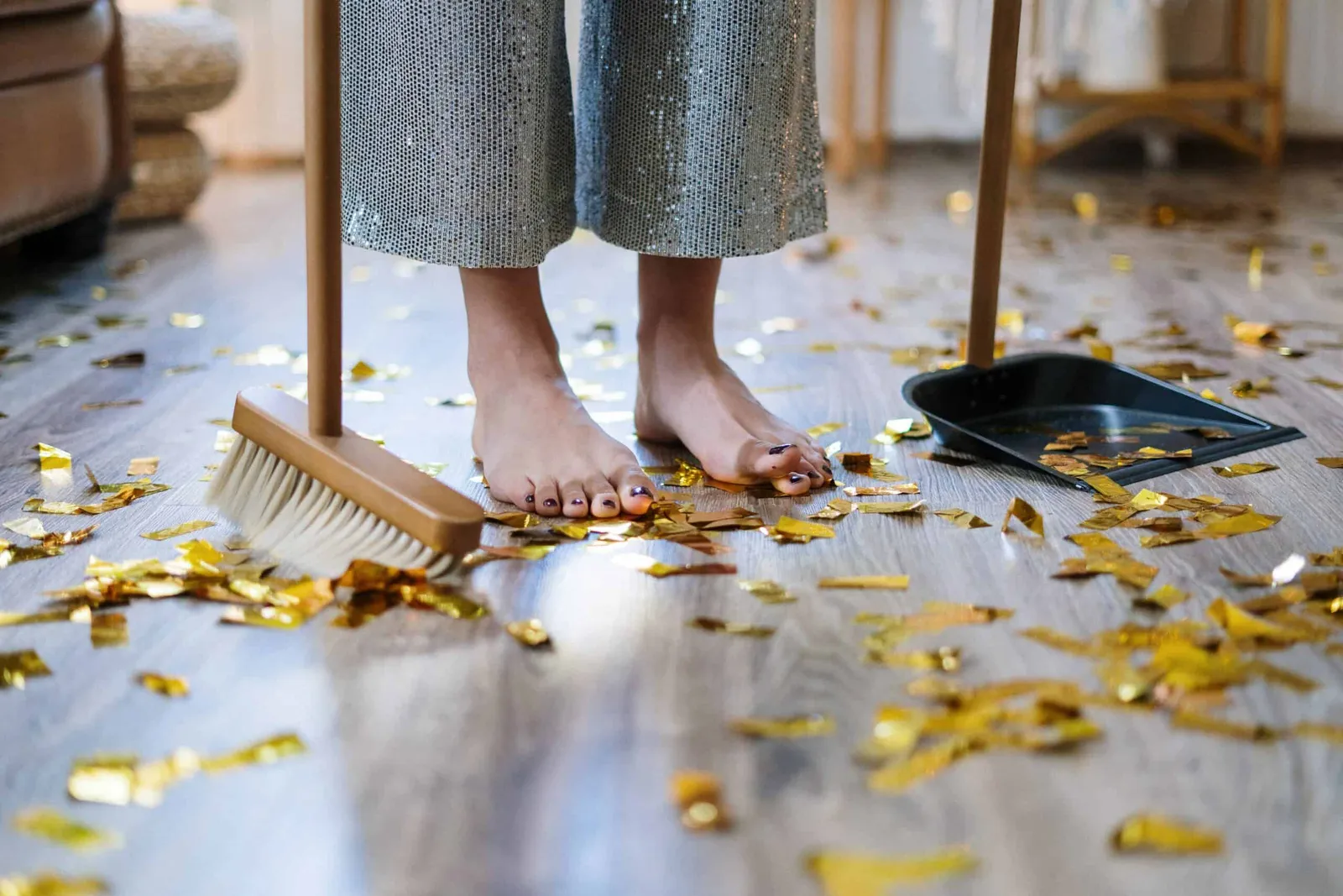 limpeza depois de festas no Airbnb